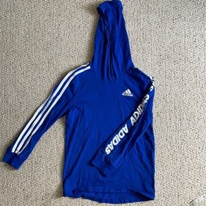 Boys Adidas Hooded Pulllover
